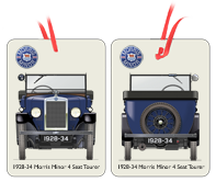 Morris Minor 4 Seat Tourer 1928-34 Air Freshener